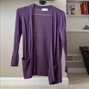 Purple Cardigan